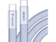 Кабели и Адаптери Verbatim Sync & Charge SoftTouch Cable 100W USB-C® to USB-C, 120cm, Purple