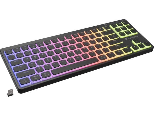 Клавиатури Genesis Thor 430 TKL Wireless, US, Outemu Pink, Black