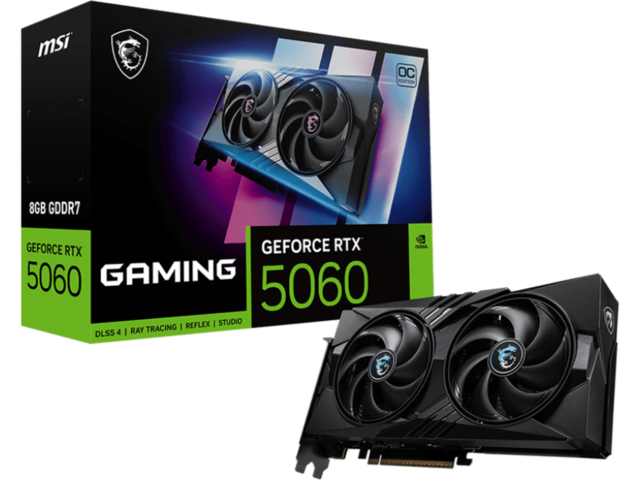 Видео карти MSI GeForce RTX 5060 8G GAMING OC V1
