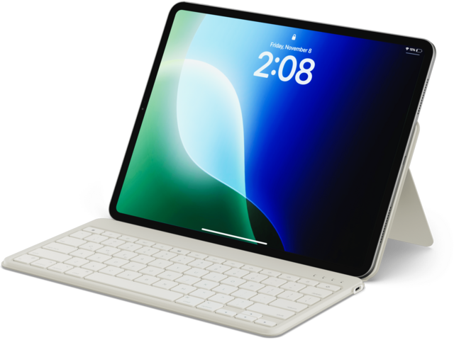 Клавиатури Satechi OntheGo™ Bluetooth Keyboard with Stand, US English - Sand