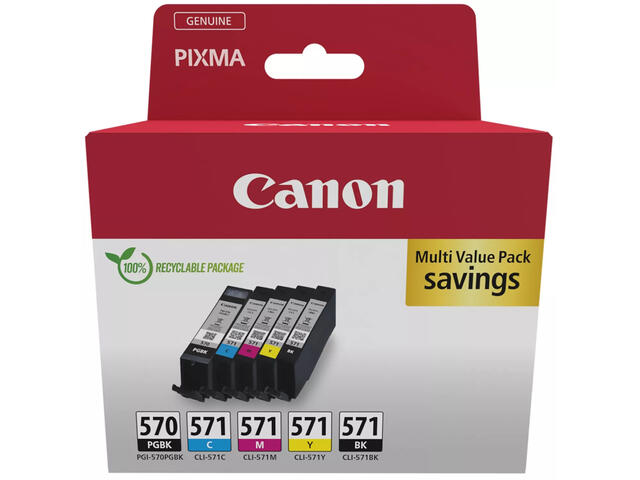 Консумативи Canon PGI-570/CLI-571 PGBK/C/M/Y/BK Multipack