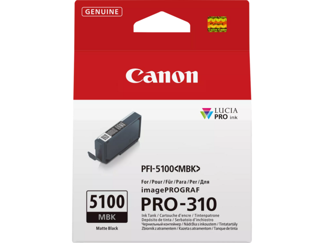 Консумативи Canon PFI-5100, Matte Black