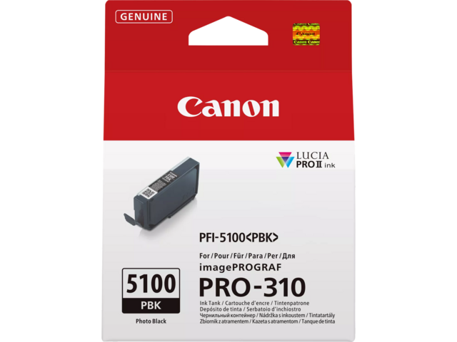 Консумативи Canon PFI-5100, Photo Black