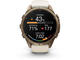 Смарт часовници Garmin fēnix® 9 Pro - 43 мм - Autumn Gold Titanium с Cream/French Gray силиконова каишка