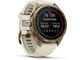 Смарт часовници Garmin fēnix® 9 Pro - 43 мм - Autumn Gold Titanium с Cream/French Gray силиконова каишка