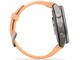 Смарт часовници Garmin fēnix® 9 Pro, inReach® - 43 мм - Titanium с Shell Pink/Autumn Orange силиконова каишка