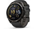 Смарт часовници Garmin fēnix® 9 Pro, inReach® - 51 мм - Carbon Gray DLC Titanium с Black/Pebble Grey силиконова каишка