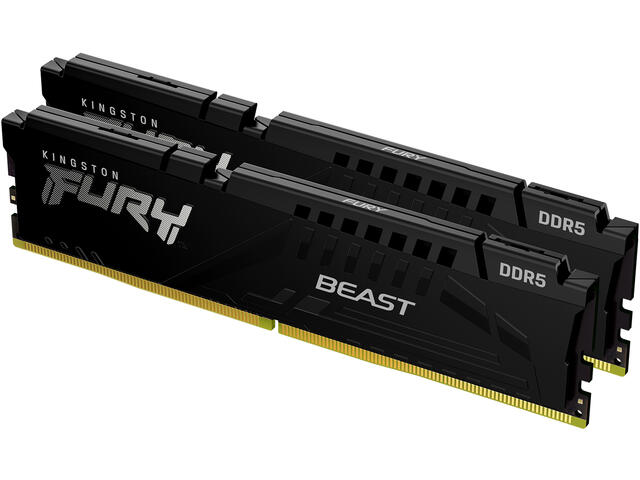 Оперативна памет 64GB (2x32GB) DDR5 6000 MT/s Kingston FURY Beast Black