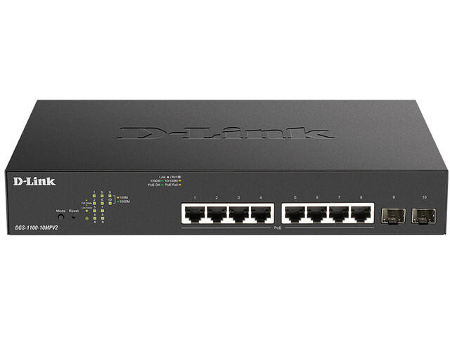Мрежово оборудване D-Link DGS-1100-10MPV2