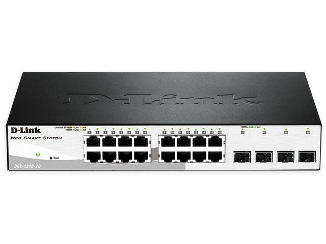 Мрежово оборудване D-Link DGS-1210-20