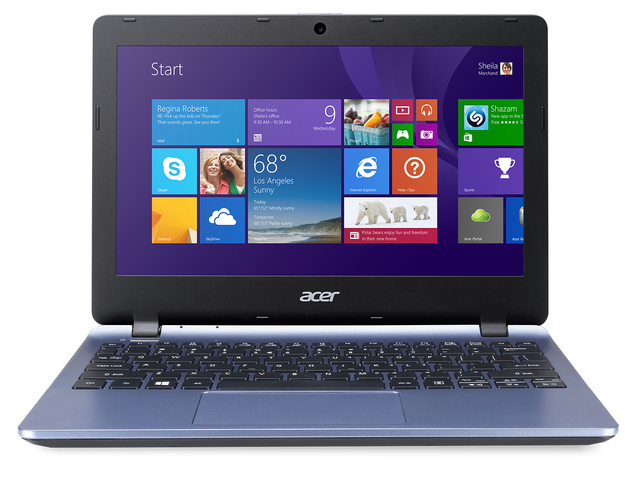 Лаптопи Acer Aspire E3-112 (син)
