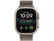 Смарт часовници Apple Watch Ultra 4 GPS + Cellular - Milanese Loop, Natural Titanium, Small