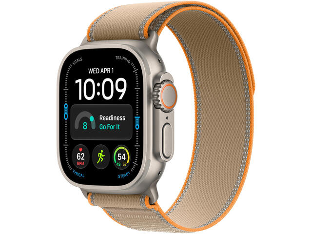 Смарт часовници Apple Watch Ultra 4 GPS + Cellular - Natural, Trail Loop, Sand, M/L