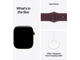 Смарт часовници Apple Watch Series 12 42mm - GPS + Cellular - Titanium, Radiant Gold, Sport Band,Burgundy, M/L