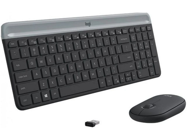 Клавиатури Logitech MK470, Graphite