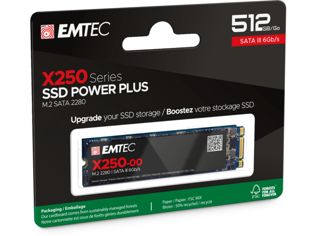 SSD 512GB EMTEC X250