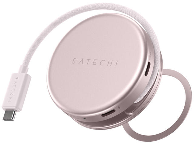 Кабели и Адаптери Satechi OntheGo 5-in-1 Multiport Adapter, Blush