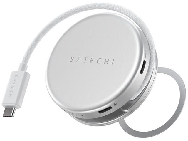Кабели и Адаптери Satechi OntheGo 5-in-1 Multiport Adapter, Silver