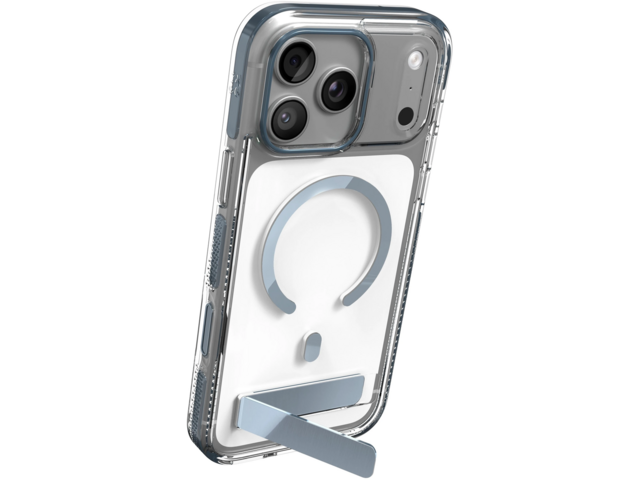 Калъфи ZAGG Santa Cruz Snap Kickstand For For iPhone 18 Pro Max, iPhone 17 Pro Max , BlueShimmer