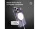 Калъфи ZAGG Luxe Snap For iPhone 18 Pro, iPhone 17 Pro, PurpleTinted