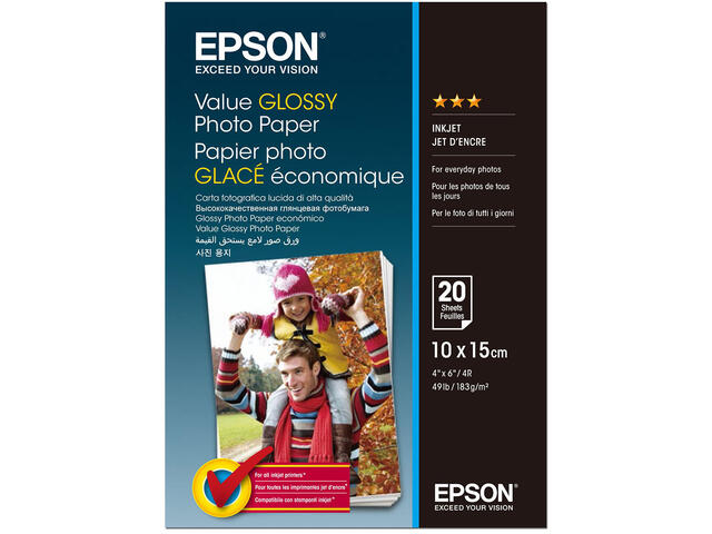 Хартия Epson Photo Paper, 10x15 см