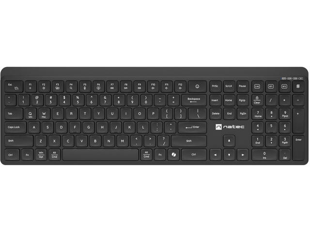 Клавиатури Natec Wireless Keyboard Tang US, Black