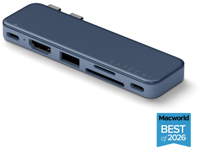 Докинг станции Satechi USB-C Snap Hub син
