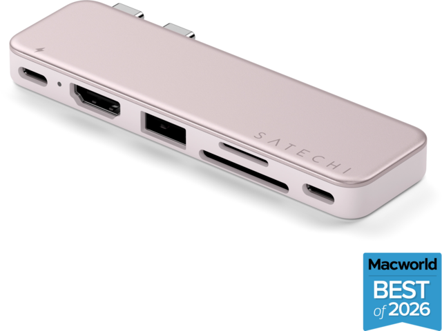 Докинг станции Satechi USB-C Snap Hub Розов