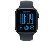 Смарт часовници Apple Watch SE 3 44 mm GPS - Midnight Aluminium Case with Navy Blue Sport Band - S/M
