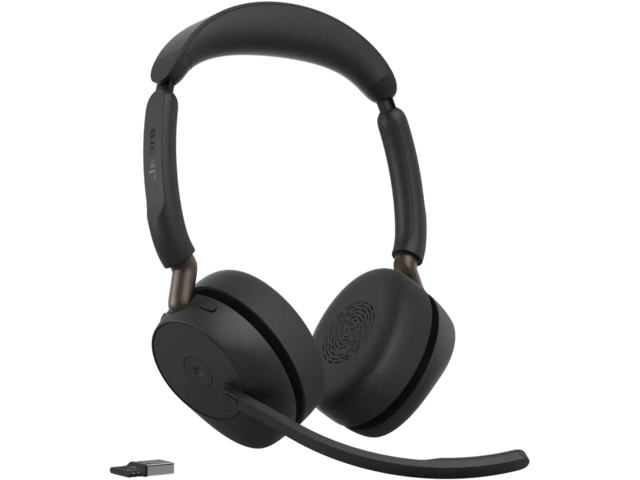 Слушалки Jabra Evolve3 65 - Stereo, LINK 390a, MS