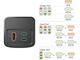 Външни батерии Hama Power Pack "High Power", 200W, 24000mAh, Gun Metal Grey