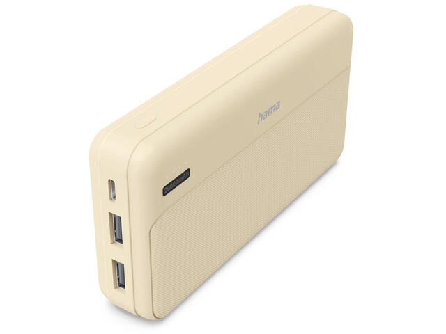 Външни батерии Hama Power Pack "Pocket 20", 20000mAh, Sand