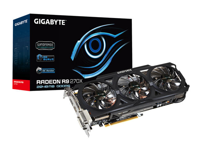 Видео карти Gigabyte R9 270X 2GB