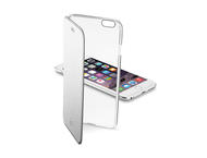 Калъфи Cellular line  iPhone 6 Plus ClearBook калъф, прозрачно-сребрист