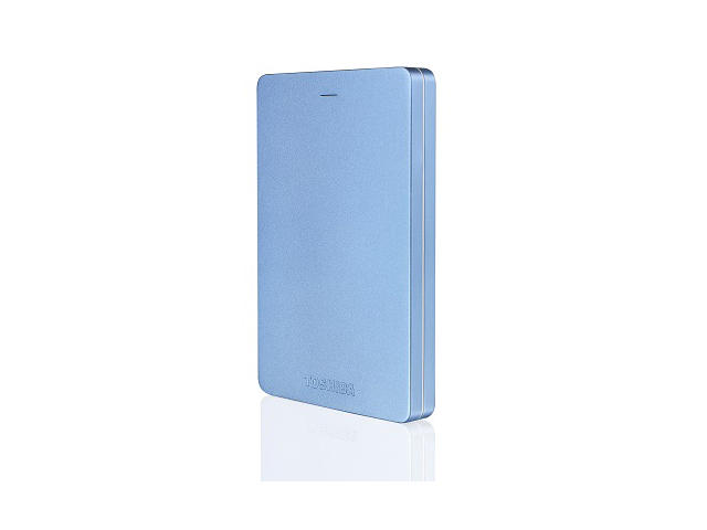 Външни HDD 2TB Toshiba Canvio ALU 3S, син