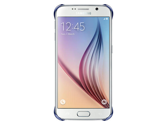Калъфи Samsung Protective Clear Cover за Samsung Galaxy S6, прозрачен-черен