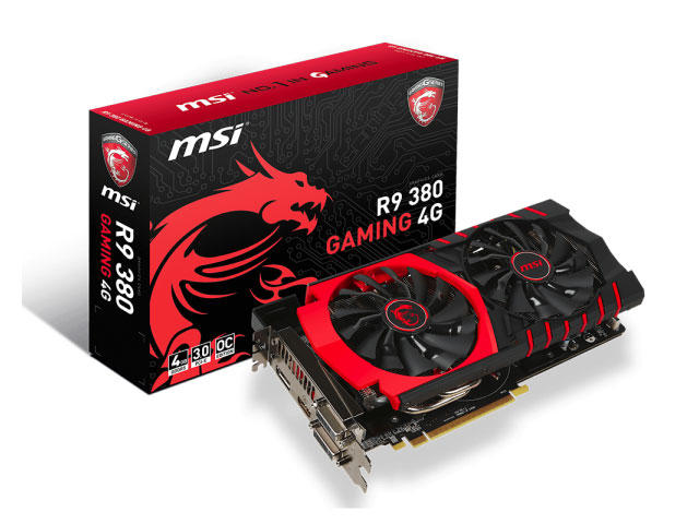 Видео карти MSI Radeon R9 380 Gaming 4G