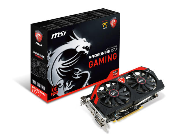 Видео карти MSI Radeon R9 270 Gaming 2GB