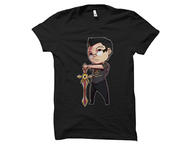 Облекло и аксесоари Fnatic Yellowstar cartoon black T-shirt размер L