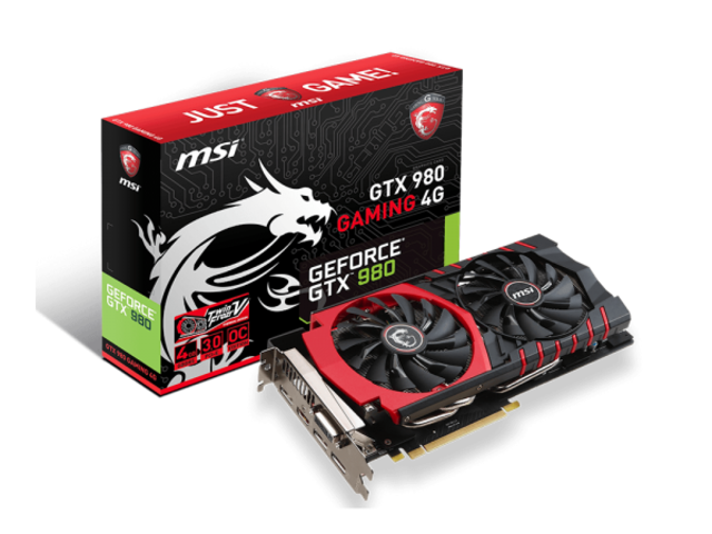 Видео карти MSI GeForce GTX 980 Gaming 4G