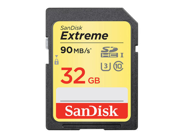Карти памет 32GB SDHC SanDisk Extreme Class 10 UHS-I U3