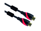 Кабели и Адаптери VCom Кабел HDMI M / M Ultra HD 4k2k Gold +2 Ferrite v1.4 ethernet 3D - CG525D-10 метра