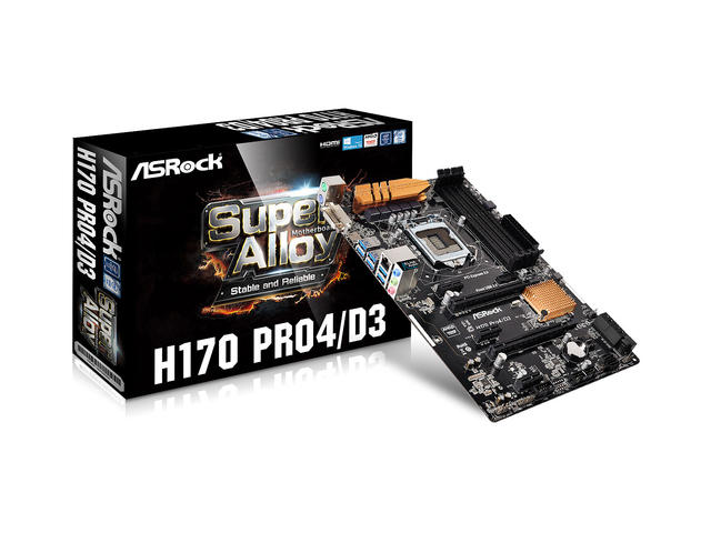 Дънни платки ASRock H170 Pro4/D3