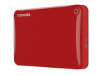 Външни HDD 500GB Toshiba Canvio Connect II, червен