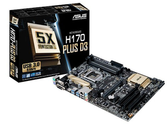 Дънни платки Asus H170-PLUS D3