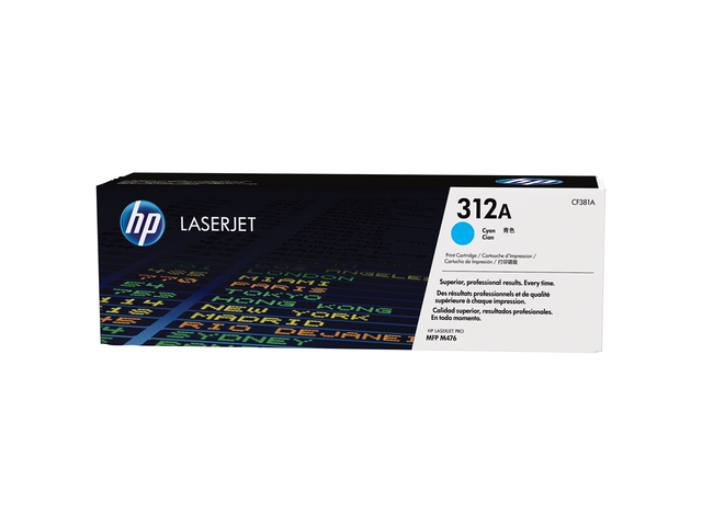 Консумативи Оригинален тонер HP 312A Cyan
