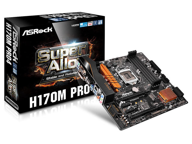 Дънни платки ASRock H170M Pro4