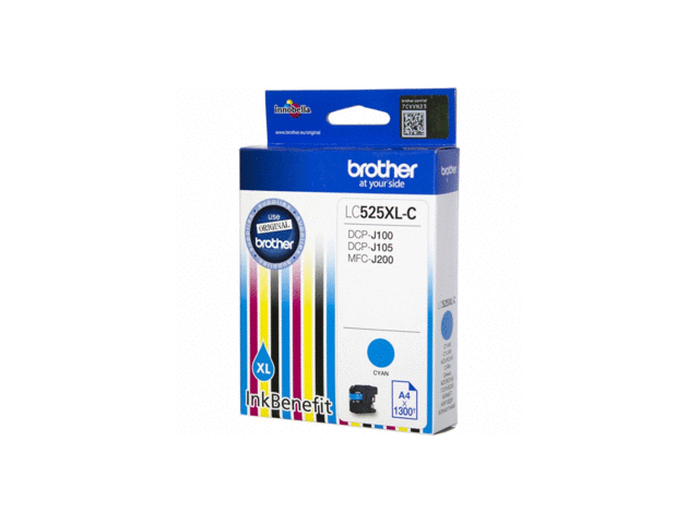Консумативи Оригинален Brother LC-525 XL Cyan Ink Cartridge High Yield