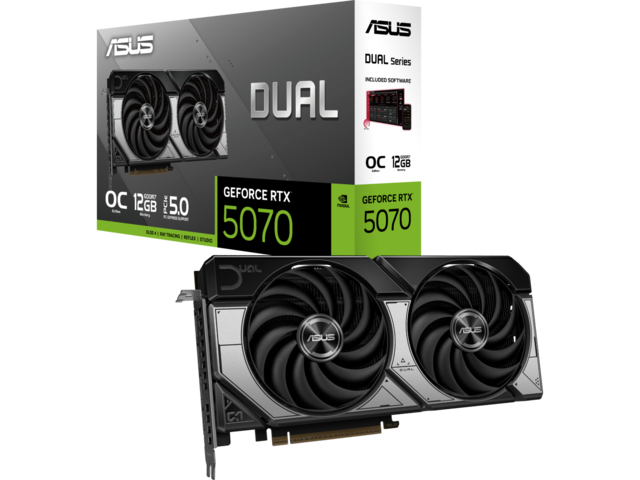 ASUS Dual GeForce RTX 5070 12GB OC Edition