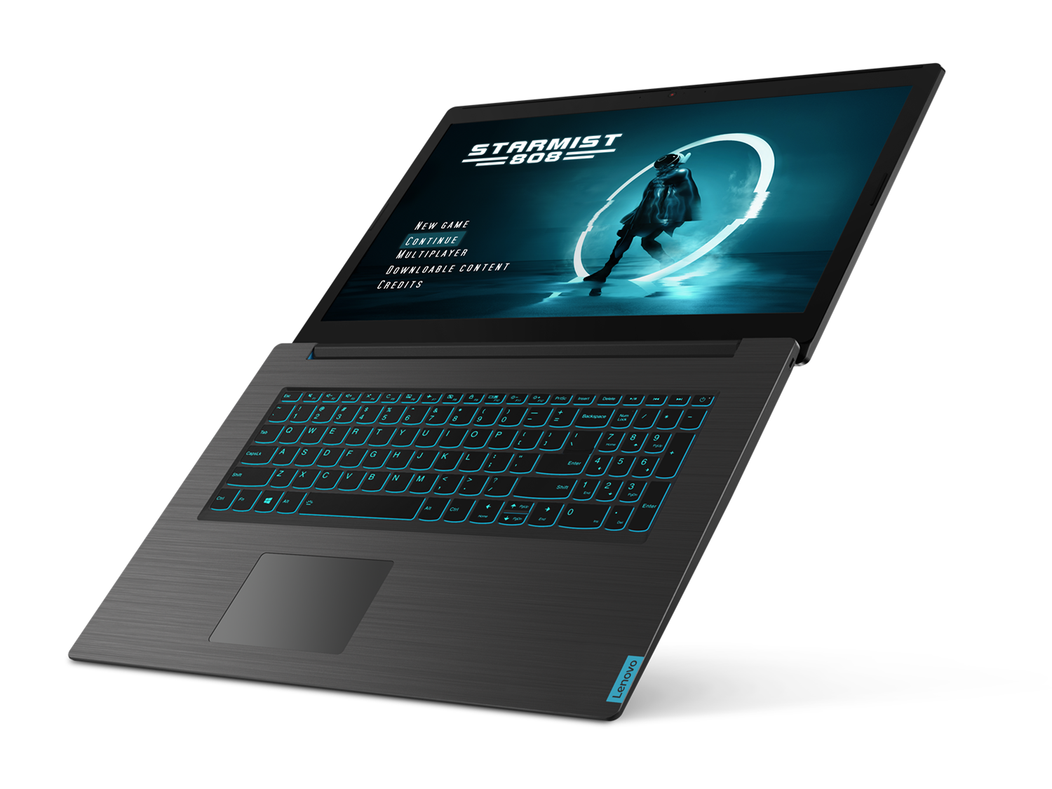 thumbnail interactive-video image 1 of Replacement Laptop Keys For Lenovo Ideapad L340 Gaming (UK Backlit Layout) - Individual Loose Keys, Black/Blue 1 of 6
